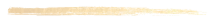 A single, light-brown or tan horizontal brushstroke or pencil mark on a white background.
